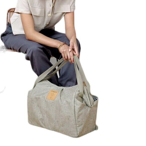 Lassig Baby Changing Bag Diaper Twin Boucle 33 (L) x 13 (W) x 37 (H) Insulated - Picture 4 of 14